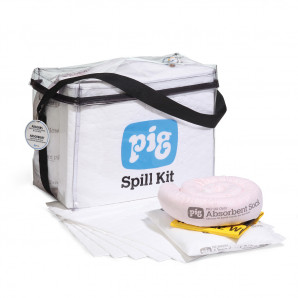 Kit d'absorbants PIG® Clear Cube, pour hydrocarbures 
