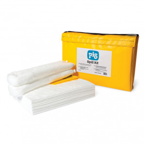 PIG® Essentials Kit Anti-Déversement Hydrocarbures - Sac d'Épaule en Vinyle
